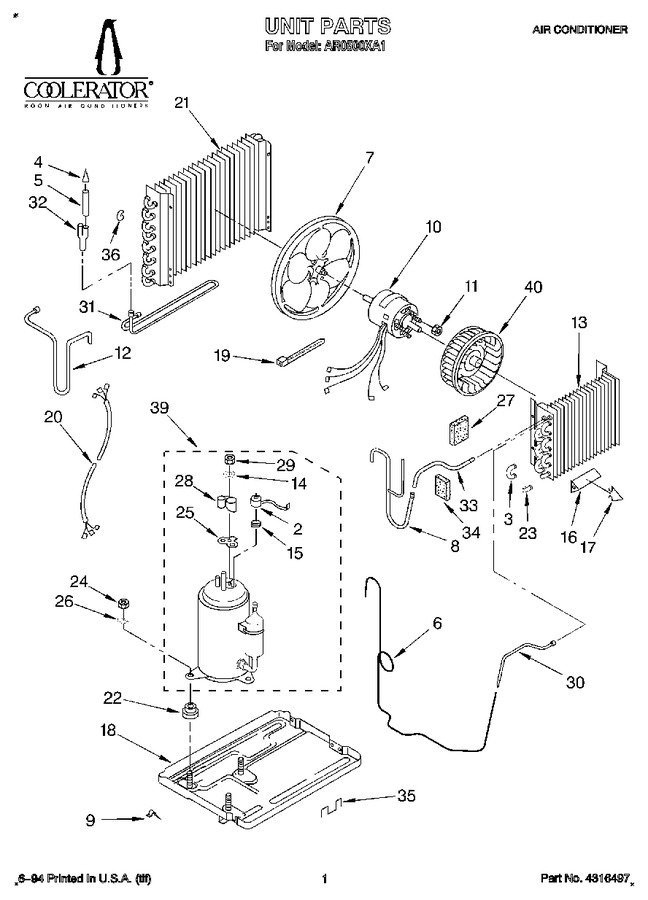 Diagram for AR0500XA1
