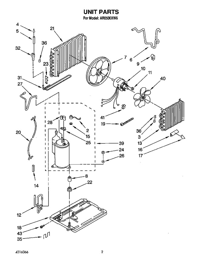 Diagram for AR0500XW6