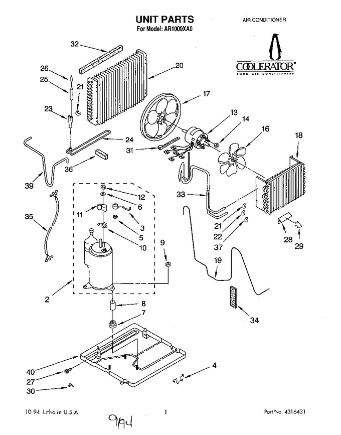 Diagram for AR1000XA0