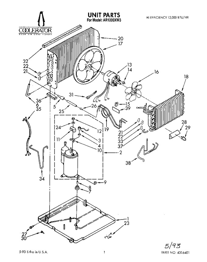 Diagram for AR1200XW3