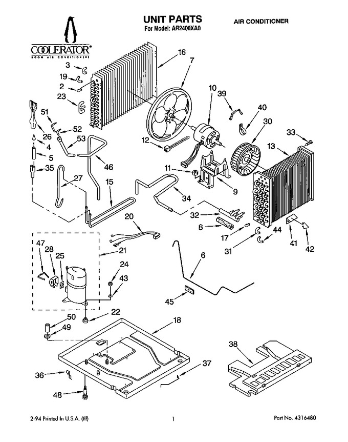Diagram for AR2400XA0