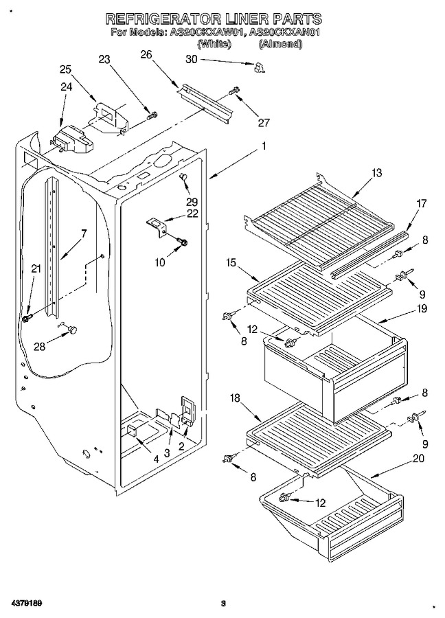 Diagram for AS20CKXAW01