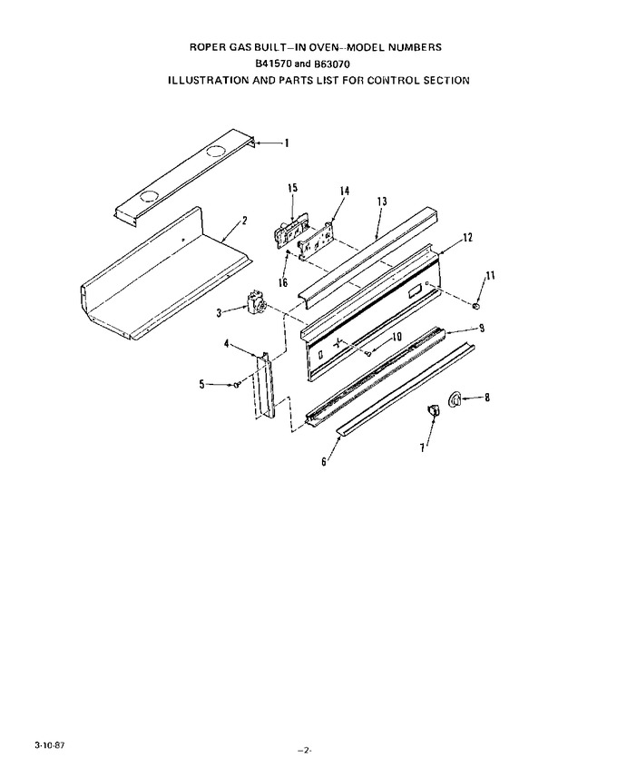Diagram for B6307X0