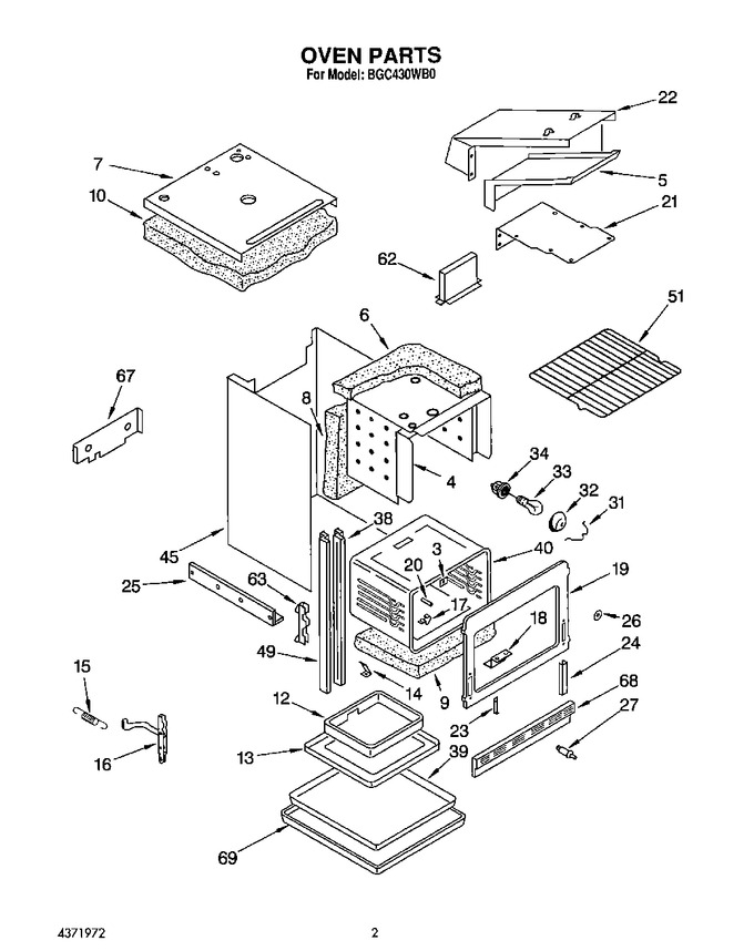 Diagram for BGC430WB0