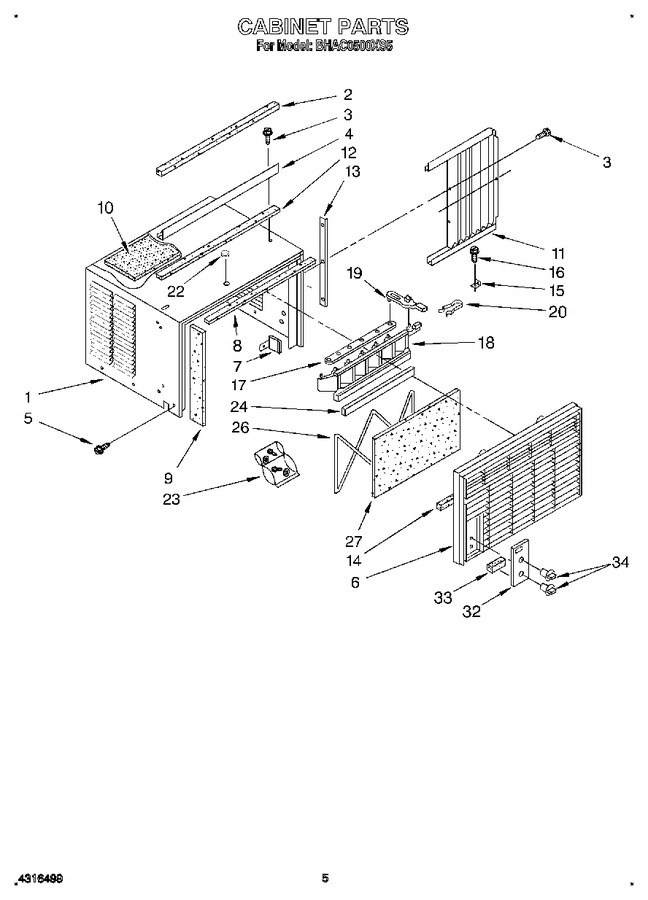Diagram for BHAC0500XS5