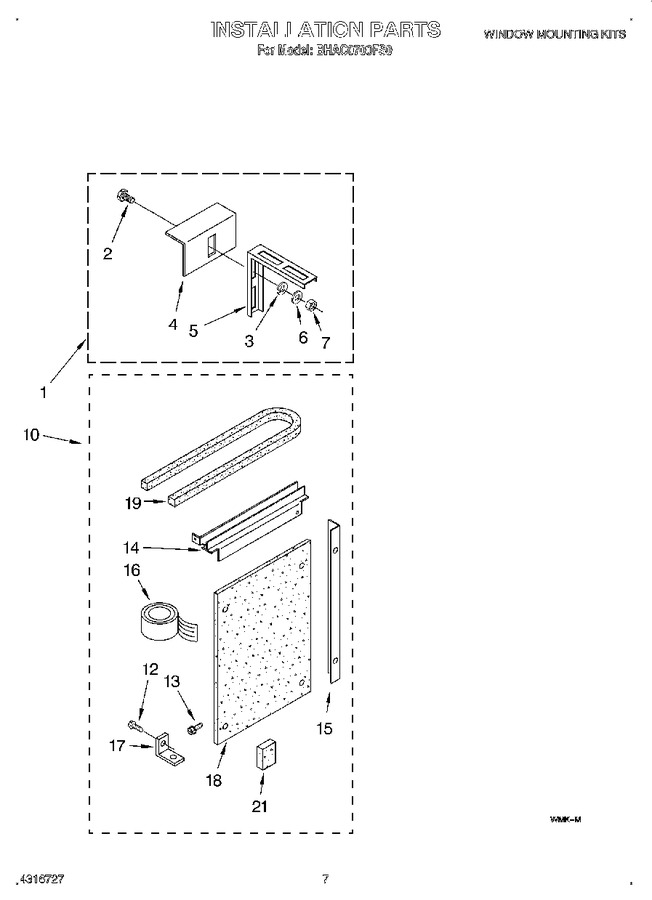 Diagram for BHAC0700FS0