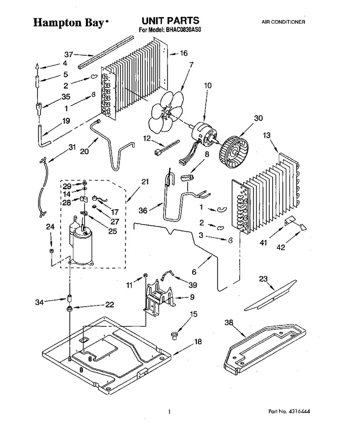 Diagram for BHAC0830AS0