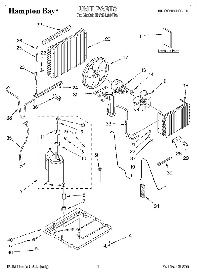 Diagram for BHAC1000FS0