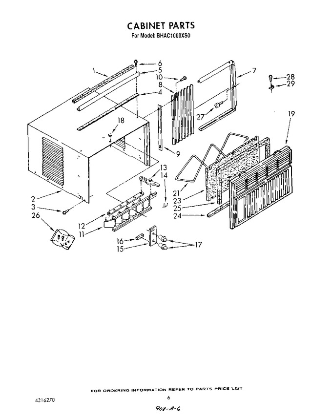 Diagram for BHAC1000XS0