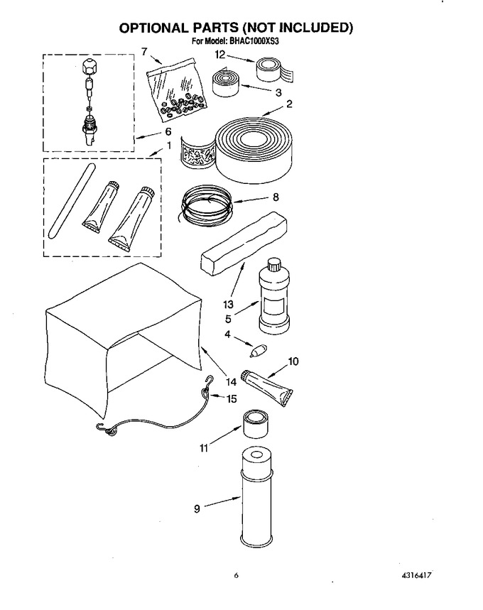 Diagram for BHAC1000XS3