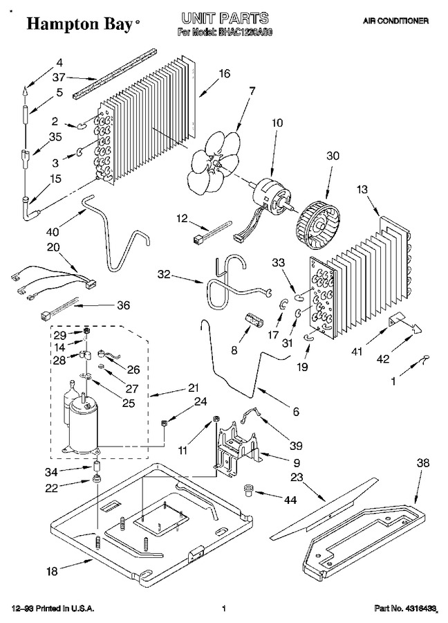 Diagram for BHAC1230AS0