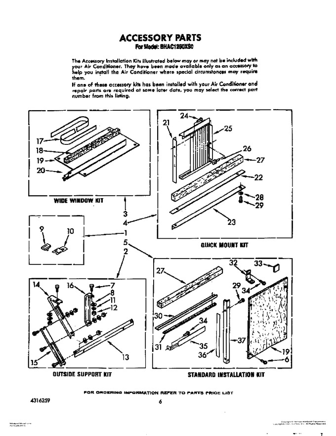 Diagram for BHAC1250XS0