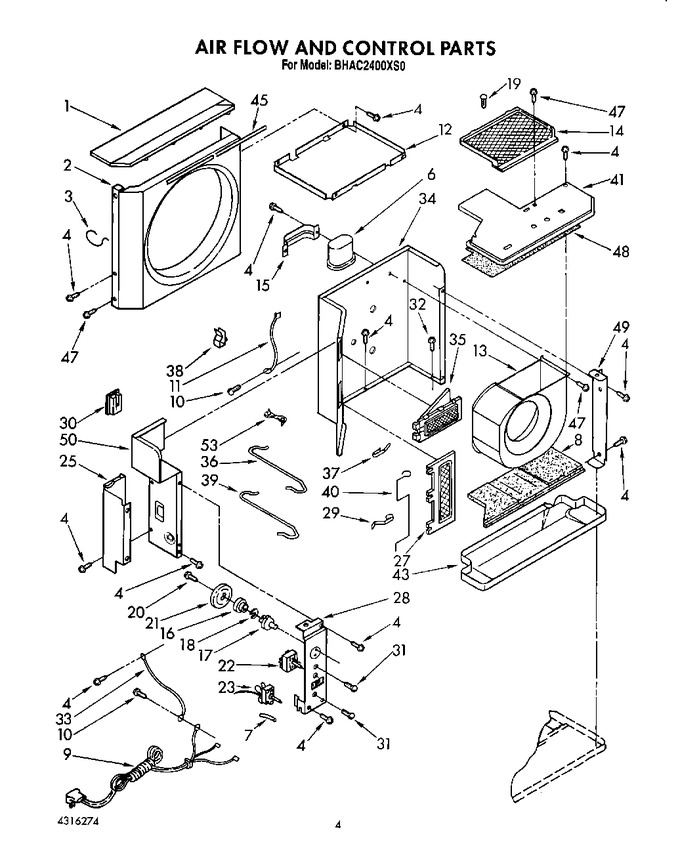 Diagram for BHAC2400XS0