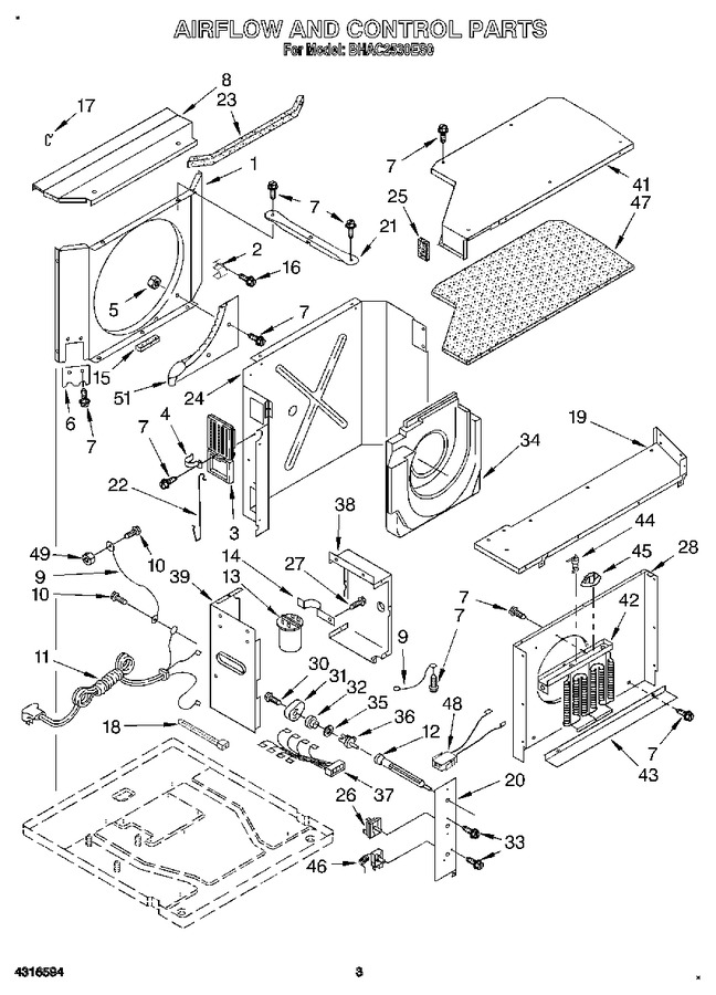 Diagram for BHAC2530ES0