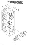 Diagram for 02 - Refrigerator Liner Parts