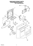 Diagram for 08 - Dispenser Front Parts