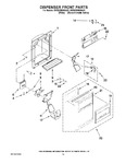 Diagram for 08 - Dispenser Front Parts