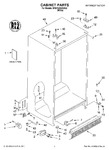 Diagram for 01 - Cabinet Parts