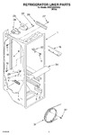 Diagram for 02 - Refrigerator Liner Parts