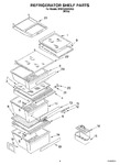 Diagram for 03 - Refrigerator Shelf Parts