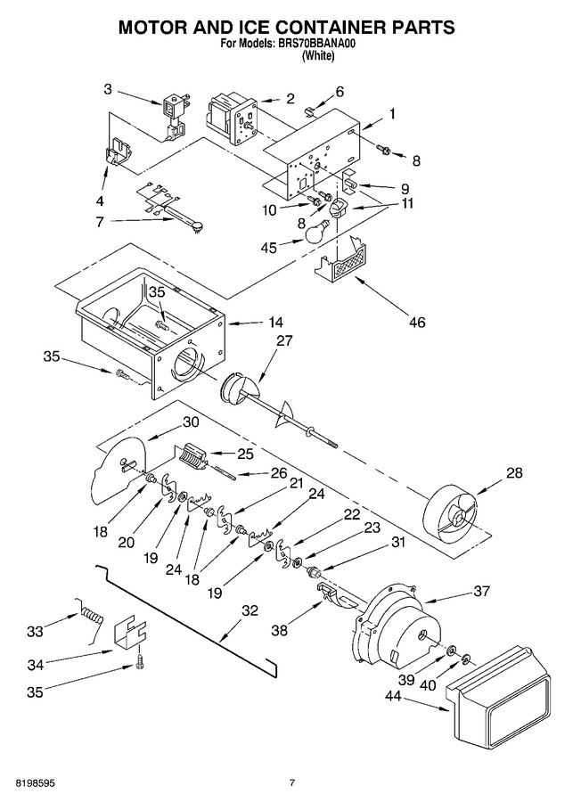 Diagram for BRS70BBANA00