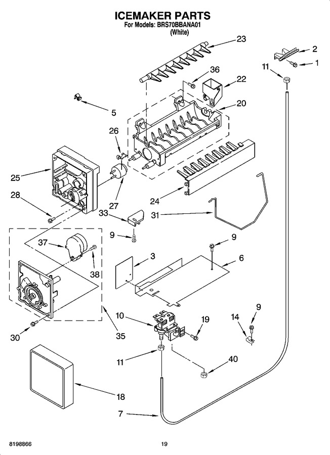 Diagram for BRS70BBANA01