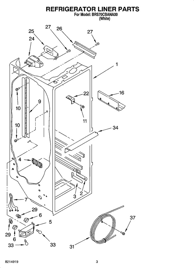 Diagram for BRS70CBANA00