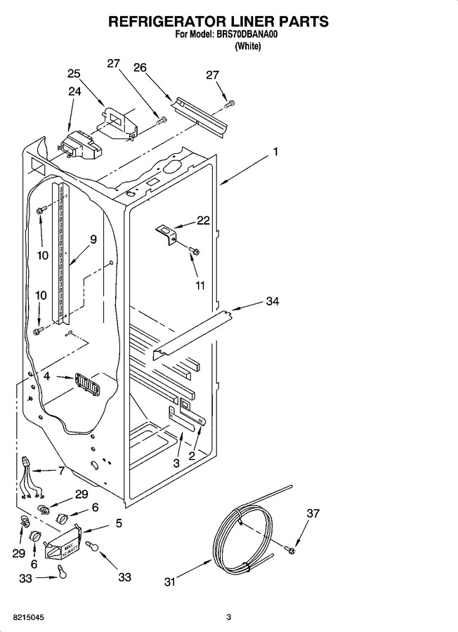 Diagram for BRS70DBANA00