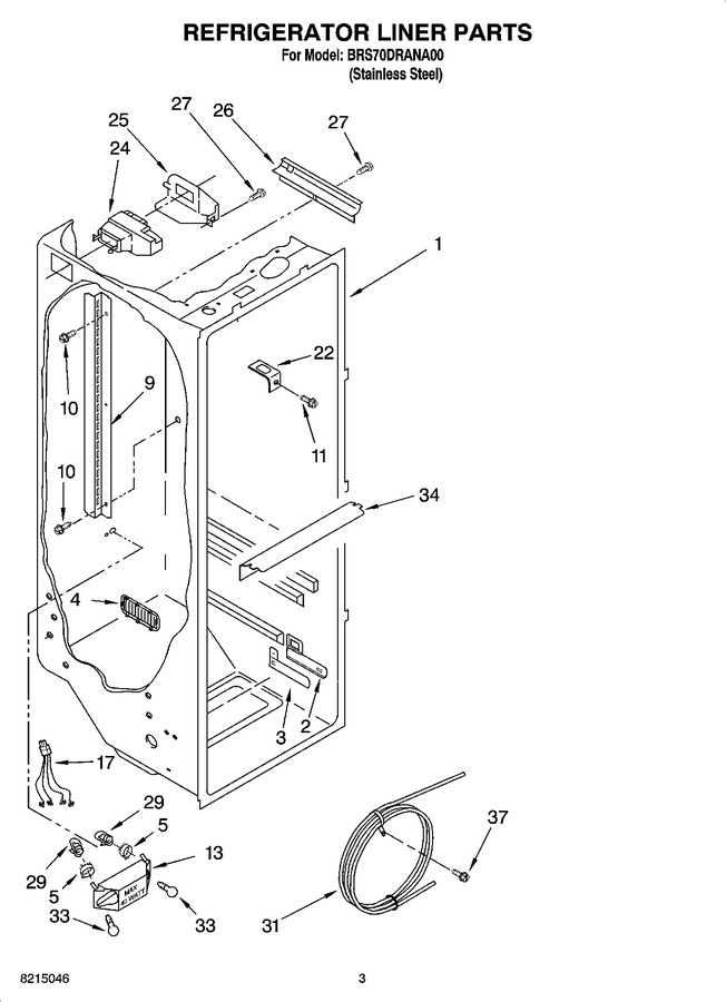 Diagram for BRS70DRANA00