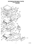 Diagram for 03 - Refrigerator Shelf Parts