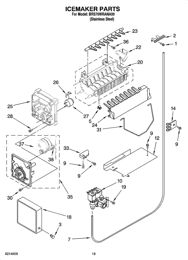 Diagram for BRS70WRANA00