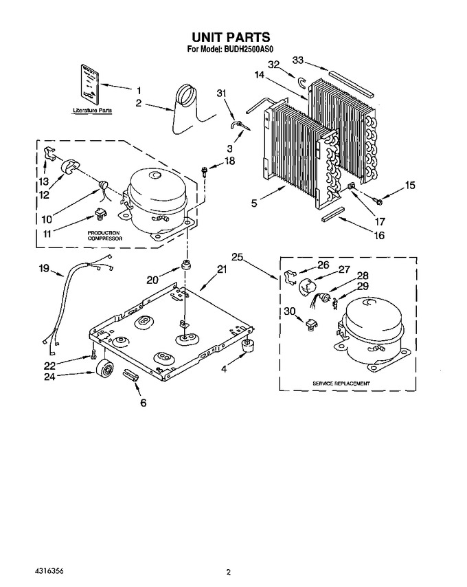 Diagram for BUDH2500AS0