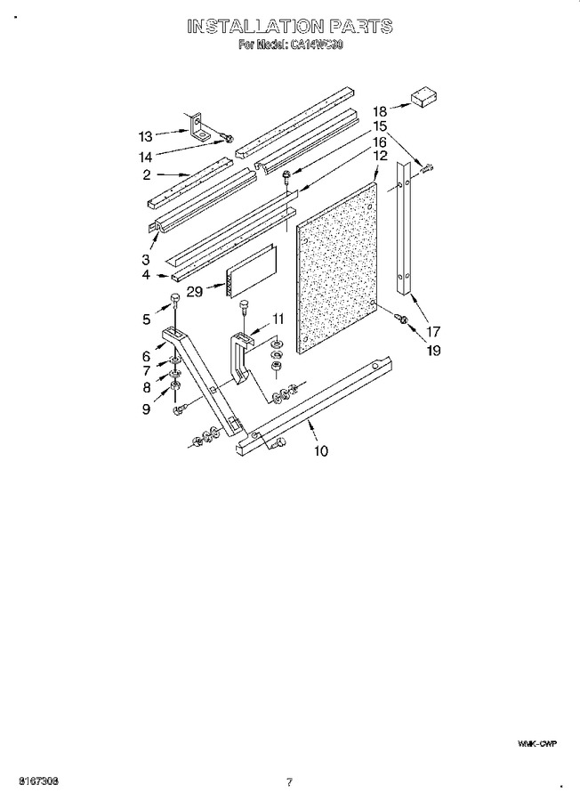 Diagram for CA14WC90