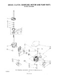 Diagram for 08 - Brake, Clutch, Gearcase, Motor And Pump