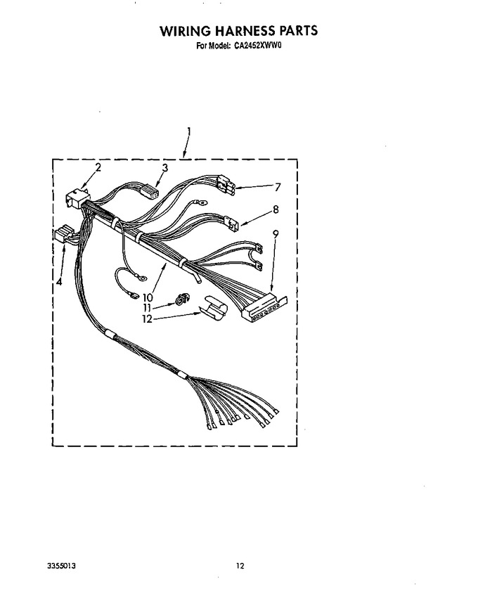 Diagram for CA2452XWN0