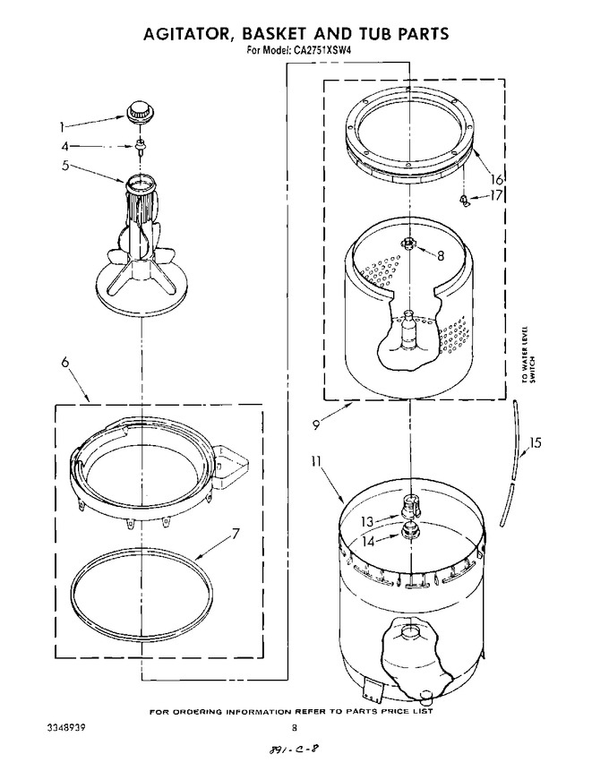 Diagram for CA2751XSW4