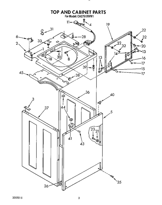 Diagram for CA2751XWW1