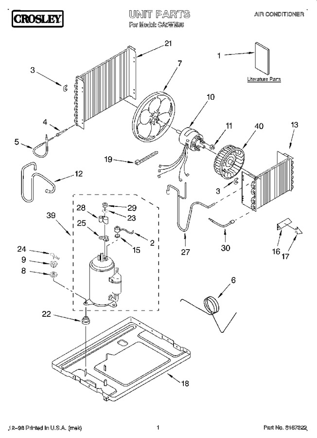Diagram for CA5WM90