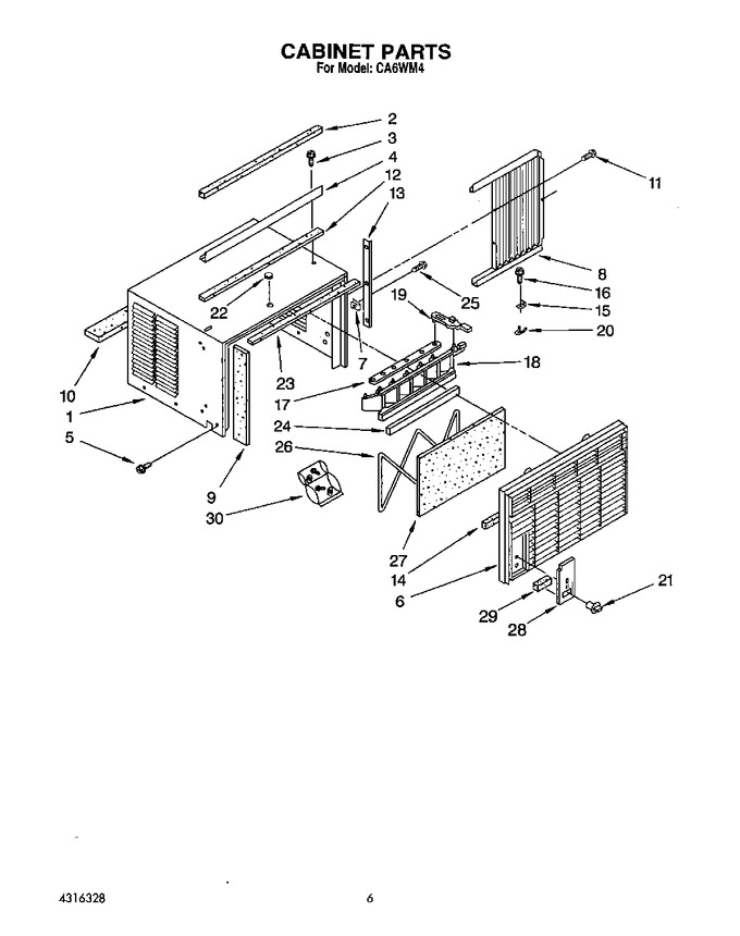Diagram for CA6WM4