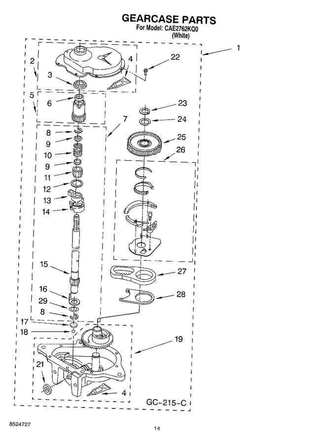 Diagram for CAE2762KQ0