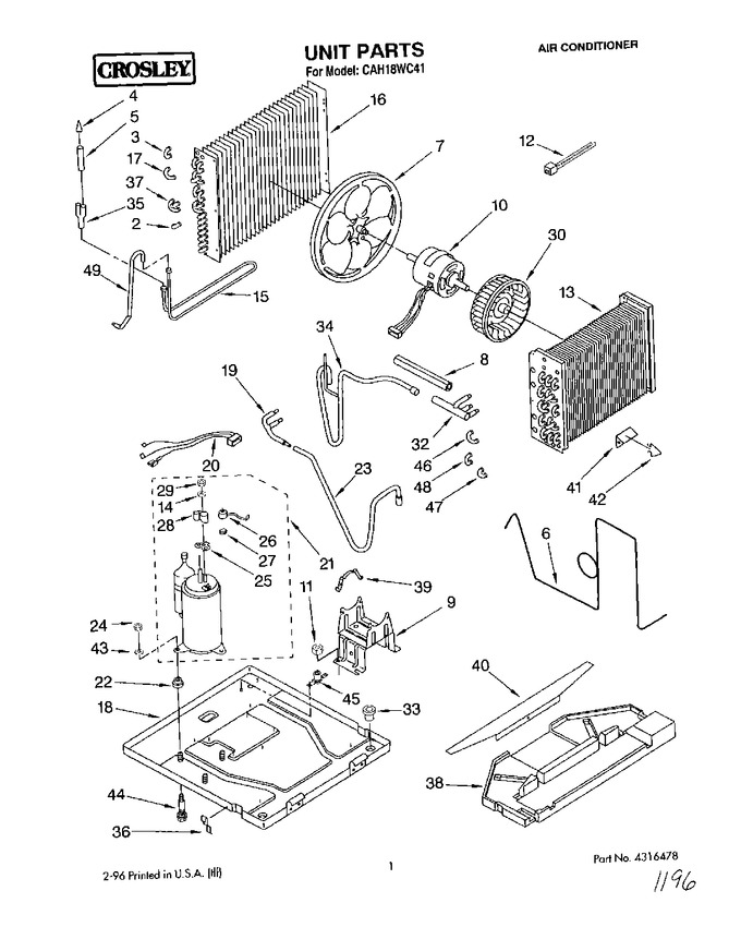 Diagram for CAH18WC41