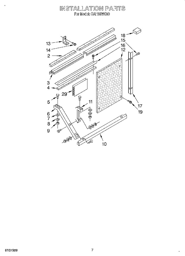 Diagram for CAH18WC90