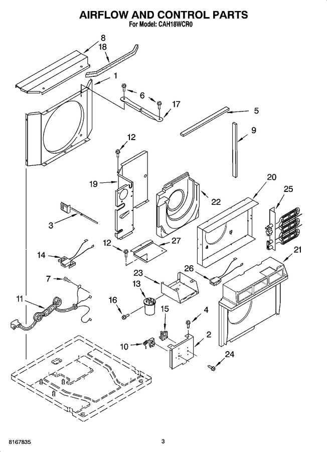 Diagram for CAH18WCR0