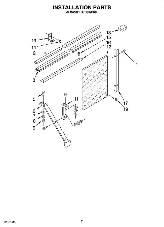 Diagram for CAH18WCR0