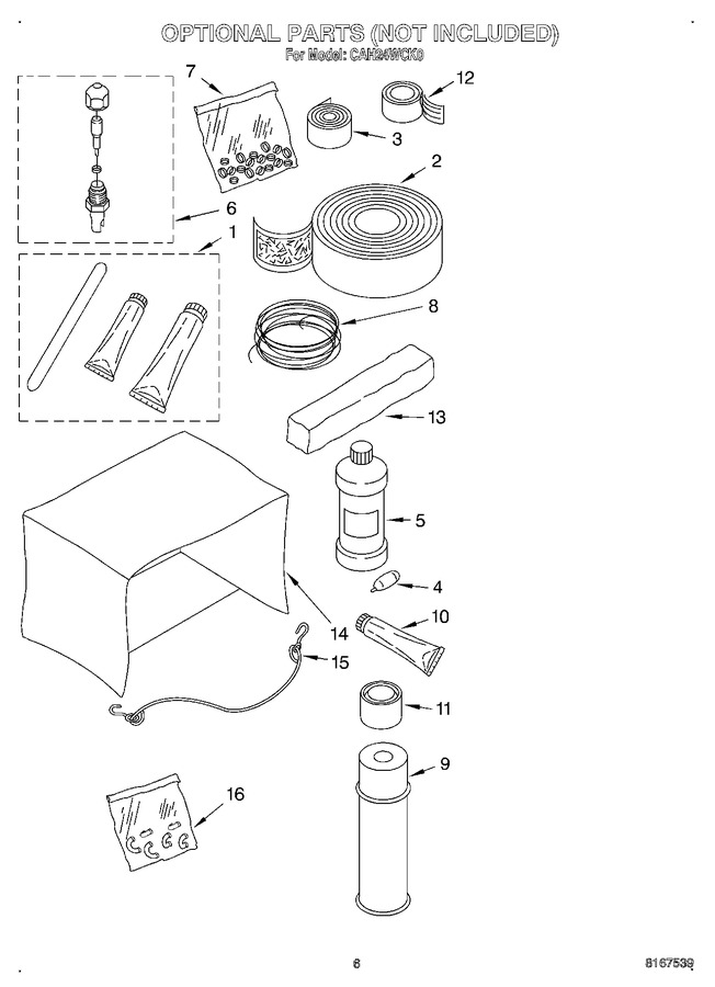 Diagram for CAH24WCK0