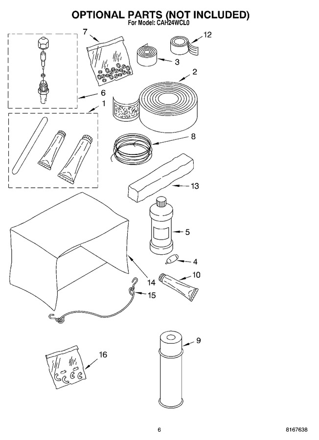 Diagram for CAH24WCL0