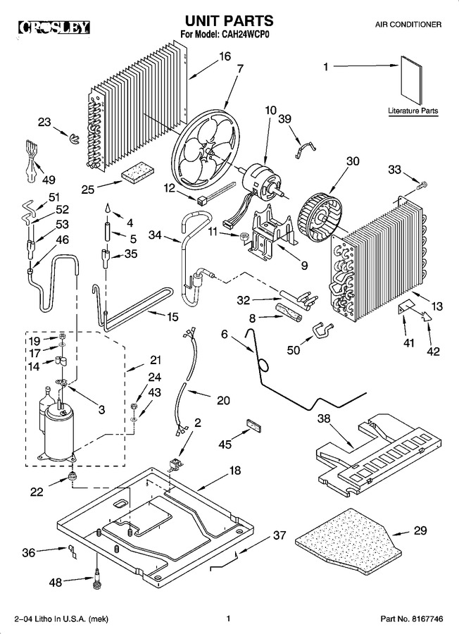 Diagram for CAH24WCP0