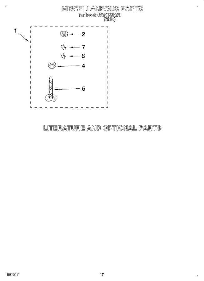 Diagram for CAW1762EW0