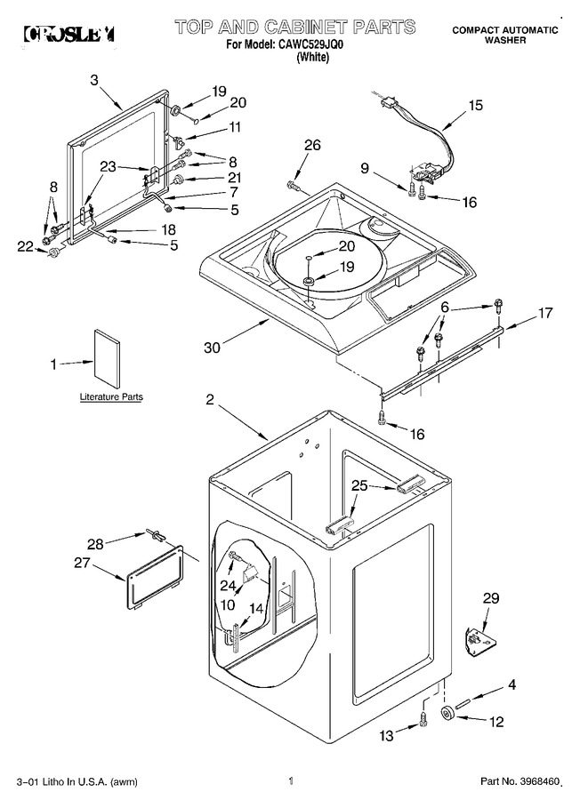 Diagram for CAWC529JQ0