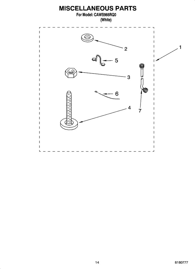 Diagram for CAWS966RQ0